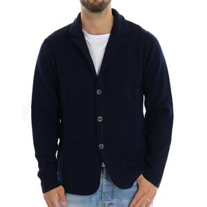 GIACCA IN MAGLIA BLU